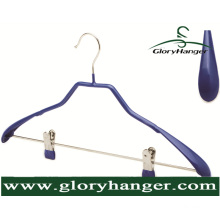 Hanger Factory Wholesale Cache en métal avec manteau en PVC